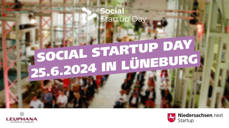 Visual zum Social Startup Day Niedersachsen 2024