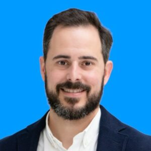 Portrait of Santiago Ferrer, startup founder, engineer and deep tech consultant, founder of 3D printing