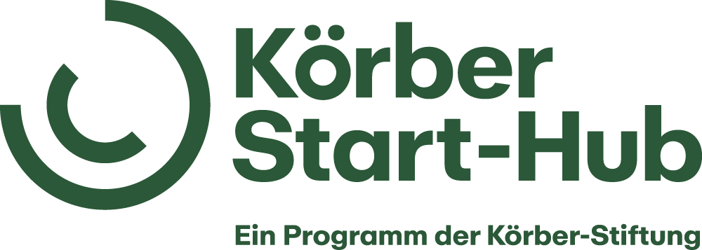 Das Logo vom Körber StartuHub, ein Programm der Körber-Stiftung
