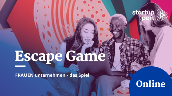 Visual zum Escape Game im Rahmen der Female Entrepreneurship Week
